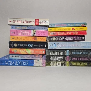 Paperback Romance Book Lot Nora Roberts Sandra Brown Fern Michaels See Pictures - Picture 1 of 6