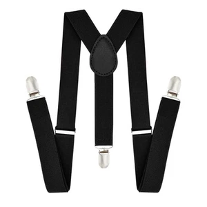 Adjustable Men Suspenders with Strong Clips Heavy Duty Braces Y-Back for Work US - Picture 1 of 6