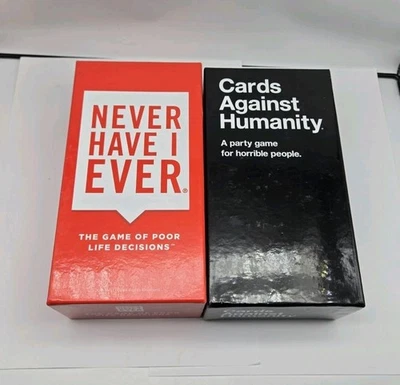 Cards Agianst Humanity A Party Game For Horrible People & Never Have I Ever - Image 1 of 4