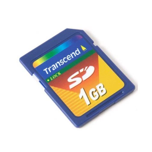 Transcend 1GB SD Card Non HC 1GB Memory Card For Old CCD Cameras DV DPS - Image 1 of 1