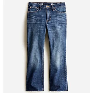 NWT J.Crew 9” Billie Demi Bootcut Crop Mid Rise Jean Size 23 In Lantern Wash A1 - Picture 1 of 6
