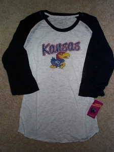 (2025-2026) Kansas Jayhawks ($30) ncaa Jersey Shirt WOMEN'S/WOMENS (m-medium) - Picture 1 of 2