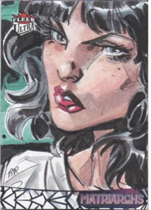 2024 Upper Deck Fleer Ultra Matriarchs Mary Jane sketch card by Bete Rodrigues - Picture 1 of 1