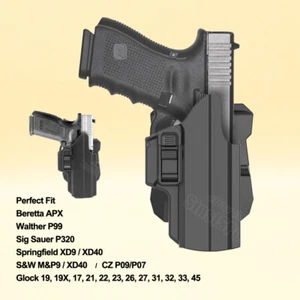 IPSC BRG9 Holster For Springfield XD 9 Compact XD40 Full Size XDM XDS MOD.2 OWB - Picture 1 of 7