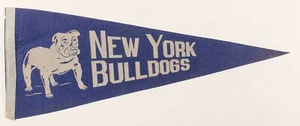 EXTREMELY RARE 1949 NEW YORK BULLDOGS FULL PENNANT ONE OF ONLY HANDFUL EXTANT - Picture 1 of 1
