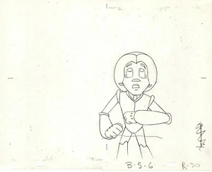 Lápiz dibujado a mano producción de animación Romie-0 y Julie-8 CBC televisión 1979 - Imagen 1 de 4