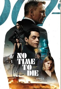 Cary Joji Fukunaga Signed No Time To Die 12x8 Photo - Picture 1 of 1
