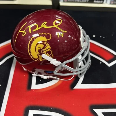 Sam Darnold Signed USC Trojans Schutt Mini Helmet Autographed JSA COA - Image 1 of 4
