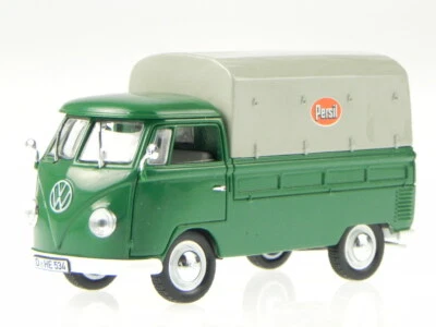 VW T1b pianale Pickup verde 1958 modellino Atlas 1/43 - Immagine 1 di 4