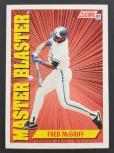 Fred McGriff 1991 Score Baseball Blaster Master Card #404 (NM) - Picture 1 of 2
