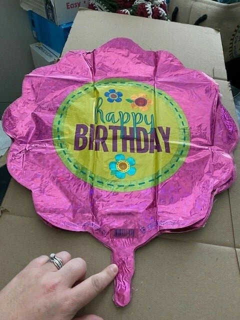 Globo de Lámina Flor Feliz Cumpleaños Betálico ¡¡Nuevo!!! Foto 1 de 1