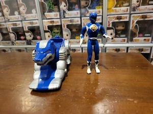 Vintage McDonalds 95 Mighty Morphin Power Ranger Blue Action Figure Ninjazord - Picture 1 of 9