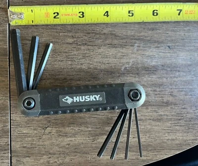 HUSKY  Folding Hex Key METRIC SIZE 8 - 1.5 Folding Allen Key Set. Combo - Image 1 of 4
