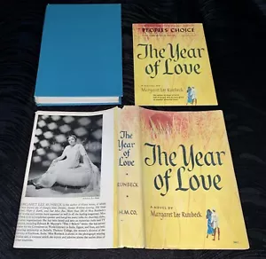 The Year Of Love By Margaret Lee Runbeck HC DJ People’s Book Club + Magazine - Picture 1 of 5