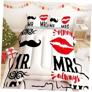 Love Theme Comforter Sets for Mens Womens Adults Teens,Acrylic Twin A29 - Picture 1 of 7