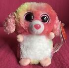 Keel Toys Mini Motsu Flossy Rainbow Poodle Dog Soft Plush Beanie Toy 4” Tags