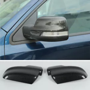 Carbon Fiber ABS Side Door Rearview Mirror Caps Cover for Dodge Ram 1500 2018-22 - Foto 1 di 10