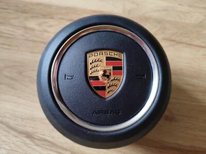 Driver Airbag Porsche 911 992 TAYCAN TARGA CARRERA NEW MODELS ORIGINAL - Imagen 1 de 4