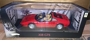 HOT WHEELS ELITE STARS 1:18 FERRARI 308 GTS DIECAST! RED!! RARE!! NEW IN BOX!! - Foto 1 di 12