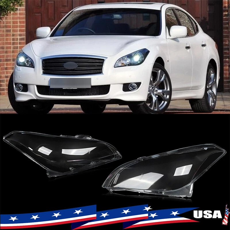 Headlight Headlamp Lens Shell Cover Clear For Infiniti M25 M35h M37 M56 2011-13 - Image 1 of 4