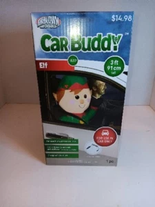 Weihnachten aufblasbare Gemmy luftgeblasene Elfe Auto Buddy 3ft energieeffiziente LED Neu im Karton - Bild 1 von 2