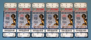 2004 NBA Finals DETROIT PISTONS - LOS ANGELES LAKERS Full Ticket lot NMINT - Picture 1 of 5