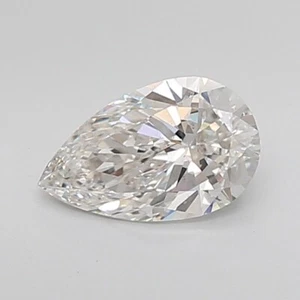 1.55 Cts Pear Cut IGI Certified Lab Grown CVD Diamond G Color VS2 Clarity STONE - Picture 1 of 12