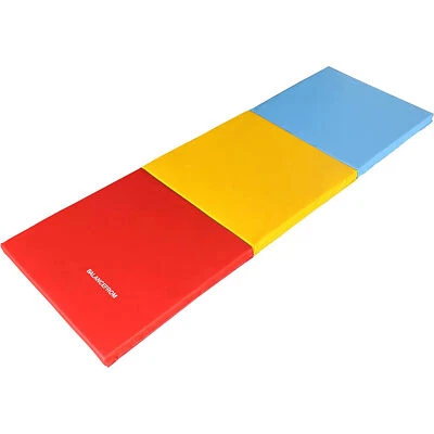 BalanceFrom Fitness GoGym 6x2' Folding 3 Panel Exercise Mat w/Handles (Open Box) - Image 1 of 4