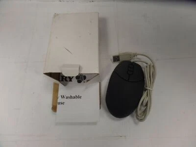 ?? Cherry MW28002 MW-2800-2 WASHABLE SILICONE WIRED USB MOUSE Brand New! ?? - Image 1 of 3