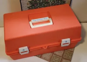 FLAMBEAU PM1872 Orange Medical Travel Case First-Aid EMT or Fishing Tackle Box - Picture 1 of 3