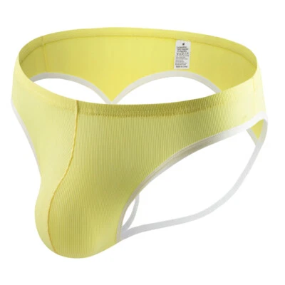 Sexy Men's Bikini Briefs Underwear Thongs T-back G-strings Swimwear Beachwear US - Image 1 of 4