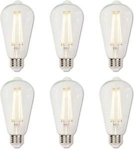 Westinghouse 5262020 6.5 Watt ST20 Dimmable Clear Filament, 5 Pack - Picture 1 of 4