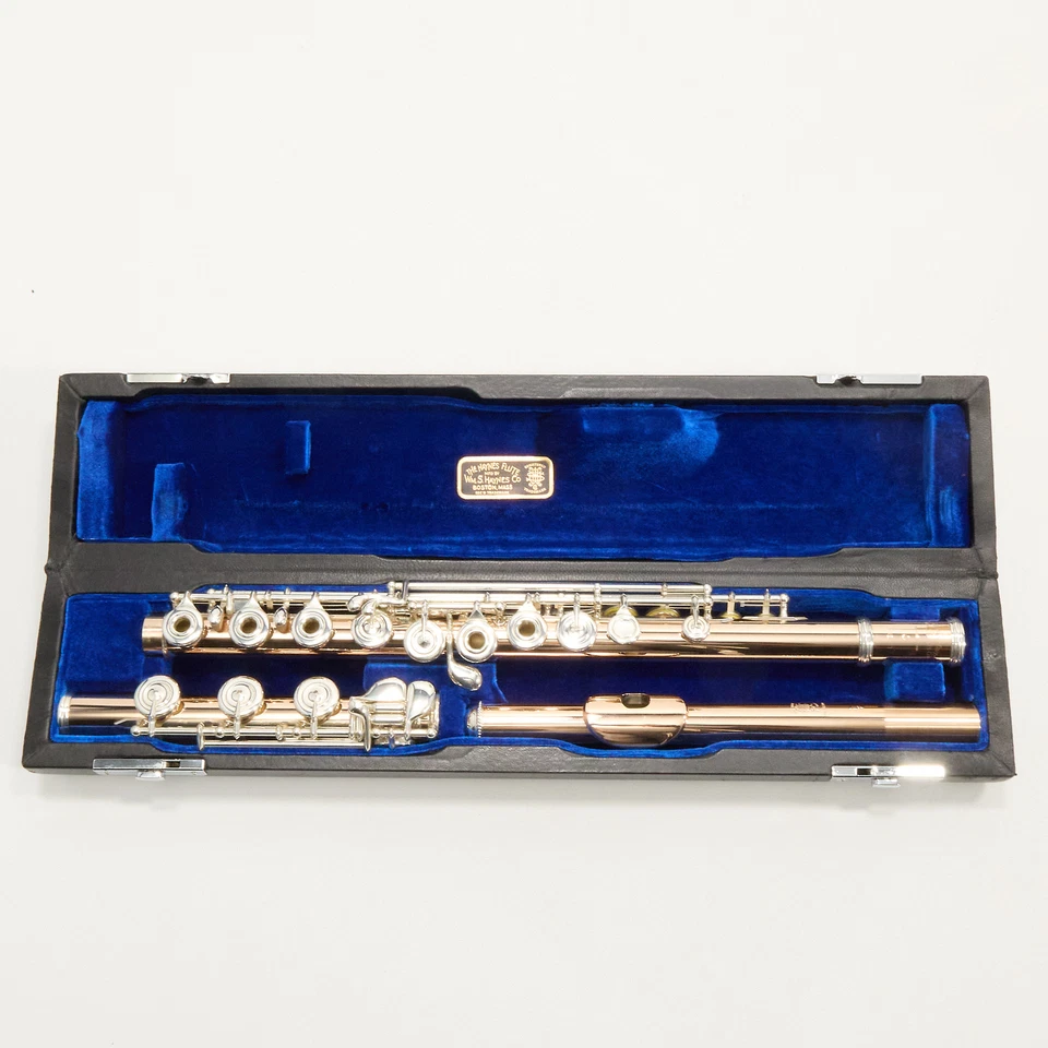 Flauta William S. Haynes Q-Fusion Oro 9K con Desplazamiento G, Pie B SN 9827 CAJA ABIERTA Foto 1 de 4