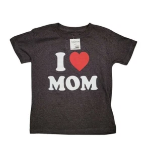 NWT WELL WORN 5 I Love Mom Short Sleeve Tee Boy Unisex - Picture 1 of 5