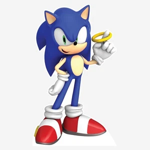 Sonic the Hedgehog Cardboard Cutout (160cm x 79cm) | Sonic Party Decorations - Picture 1 of 6