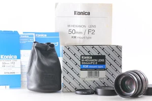 [Top MINT in Box] KONICA M-Hexanon 50mm f/2 Lens for Leica M Mount From JAPAN - Picture 1 of 12