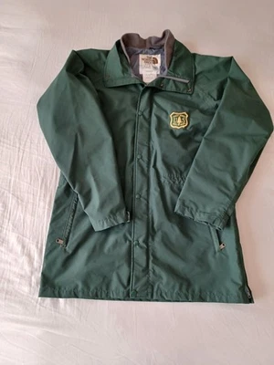 Uniforme de colección del Servicio Forestal de los Estados Unidos abrigo de lluvia/viento de The North Face -- L/largo Foto 1 de 4