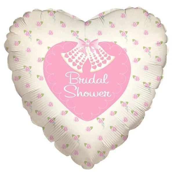 Bridal Shower Heart Shape 18" Foil Balloon (Non-Packaged) - Image 1 of 1