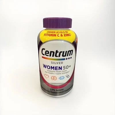 Centrum Silver, Women 50+, Multivitamin, 275 Tablets, Complete Daily Supplement. - Image 1 of 3
