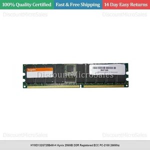 HYMD132G725B4M-H Hynix 256MB DDR Registered ECC PC-2100 266Mhz - Picture 1 of 1