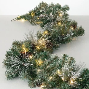 Sullivans 9' Prelit Christmas Garland, Christmas Decor, Garland Christmas Dec... - Picture 1 of 7