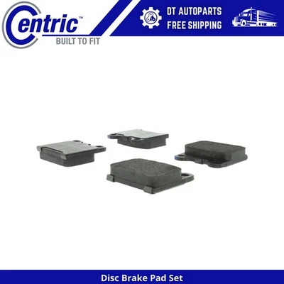 Para 1973-1976 Mercedes-Benz 450SE | Pastilhas de freio a disco traseiras centrais | Semi-metálicas - Imagem 1 de 3