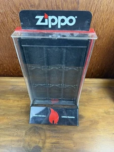 Zippo Display Case 9 Slots With Key Counter Top Display - Picture 1 of 6