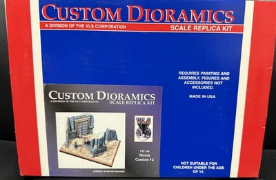 Dioramics personalizadas: CD-140 Monte Cassino Ruins #2 escala 1/35 kit de réplica *NUEVO* Foto 1 de 2
