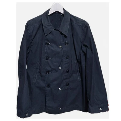 ENGINEERED GARMENTS Black Peacoat Free Size Double Breasted M-L Jacket F/S - Image 1 of 4