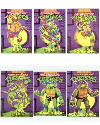 14 TEENAGE MUTANT NINJA TURTLES MINI MUTANT TMNT PLAYMATES TOYS COLLECTOR CARDS - Image 1 of 3