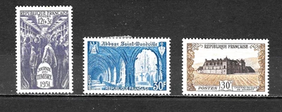 France 1951 Collection (3 Sets)  MH  FR731 - Image 1 of 2