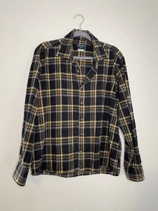 Peter Millar Crown Crafted Mens Japanese Flannel Plaid Button Shirt Size XL - Picture 1 of 7