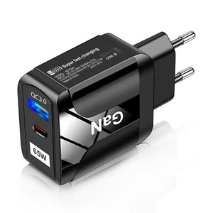 65W Super Schnell Ladegerät USB Typ C Netzteil Stecker Adapter Für Samsung Handy - Bild 1 von 8