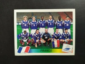 FIGURINA WORLD CUP FRANCE 98 PANINI SQUADRA FRANCIA n. 156 NUOVA CON VELINA - Foto 1 di 2